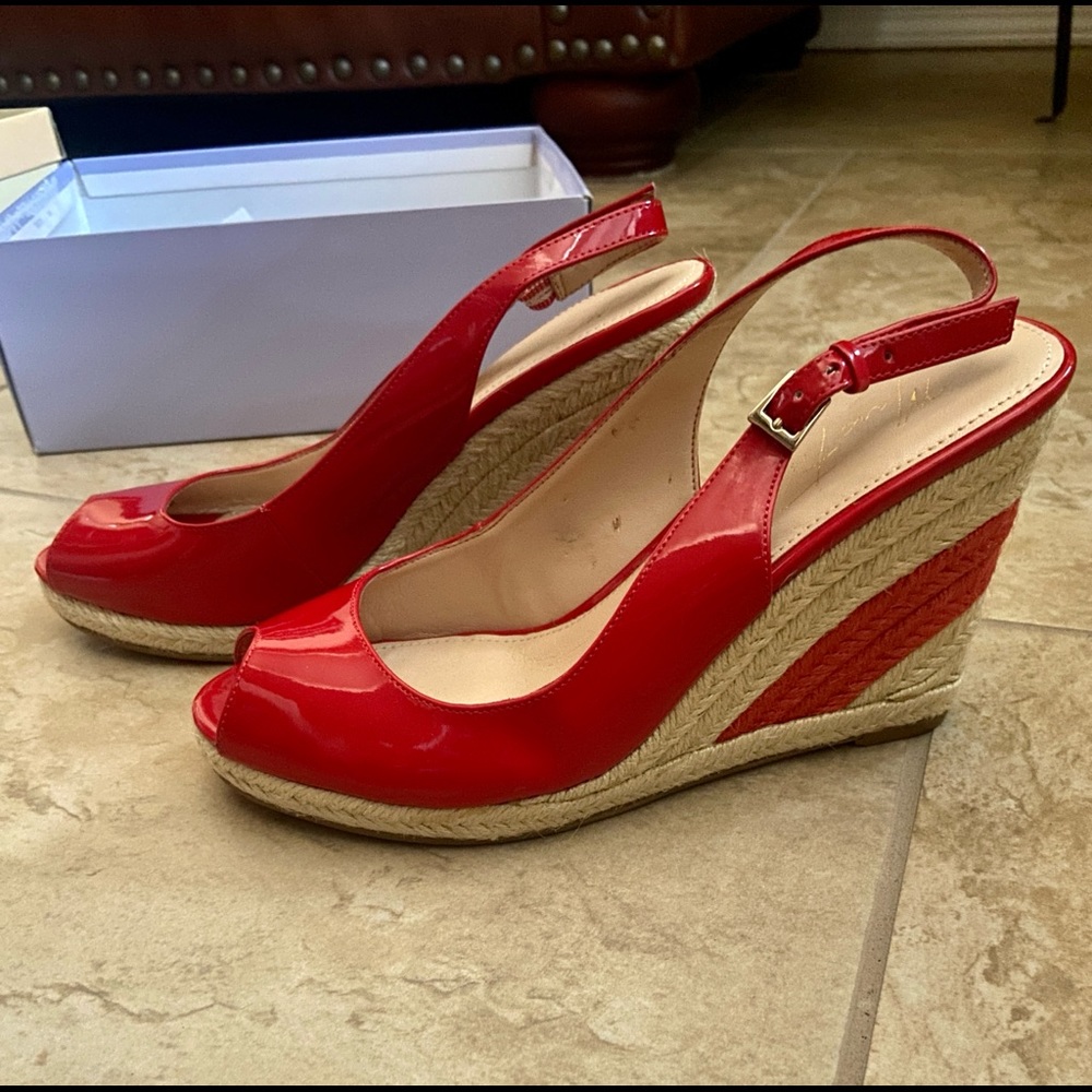 Red dancing shoes! Never worn!